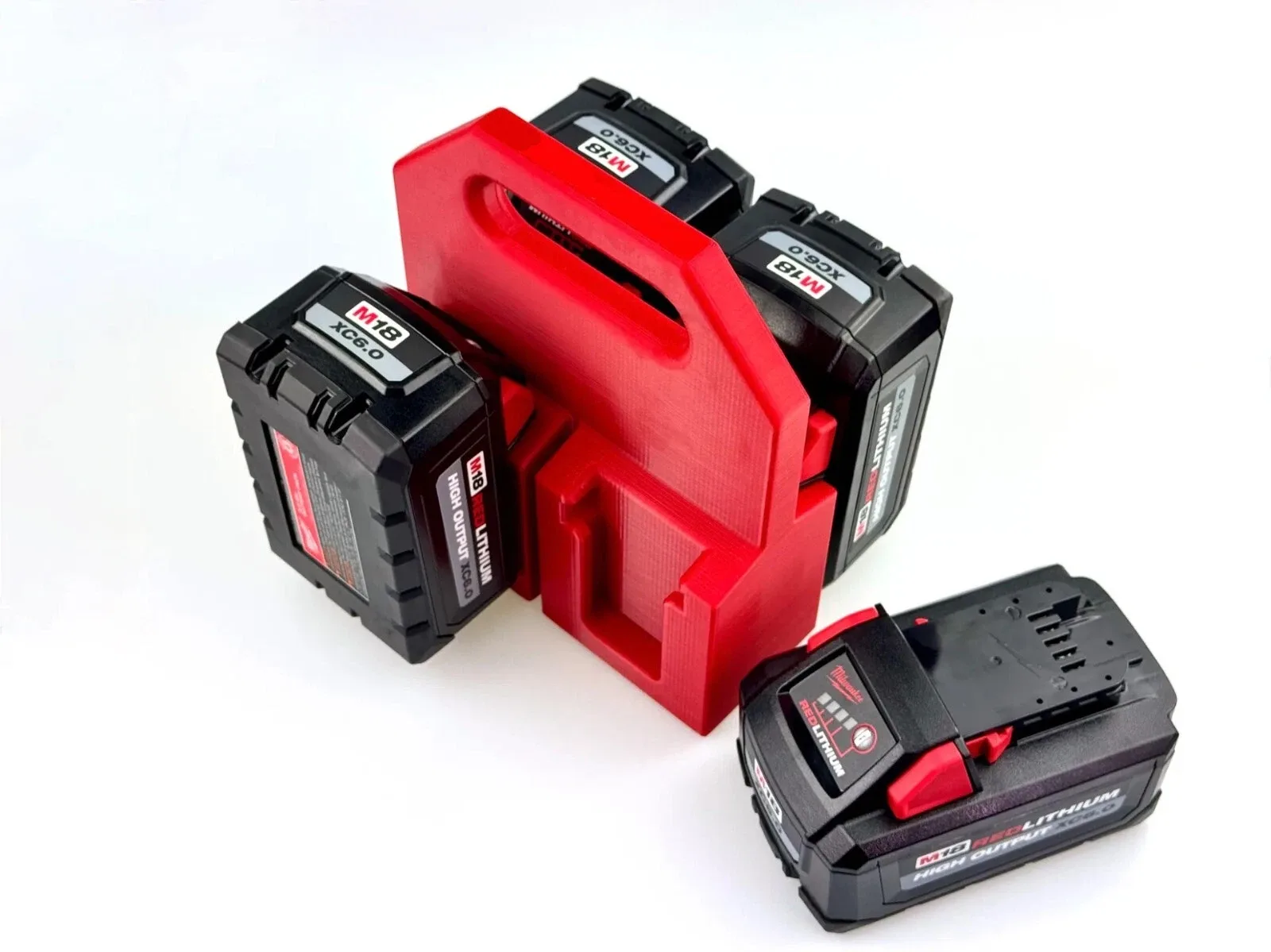 Milwaukee Battery Holder / Caddy, Hold 4 M18v Batteries, Power Tools, Drill