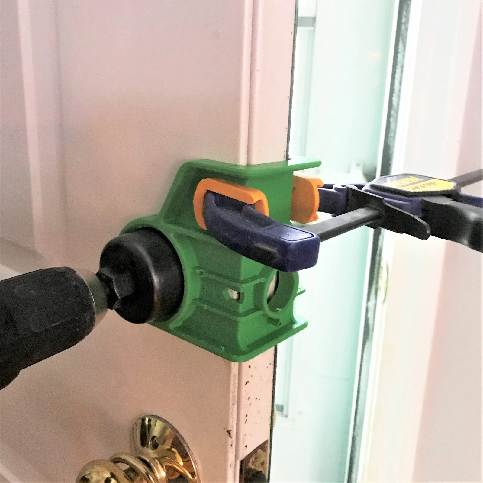 Lockset Installation Jig, For External Doors
