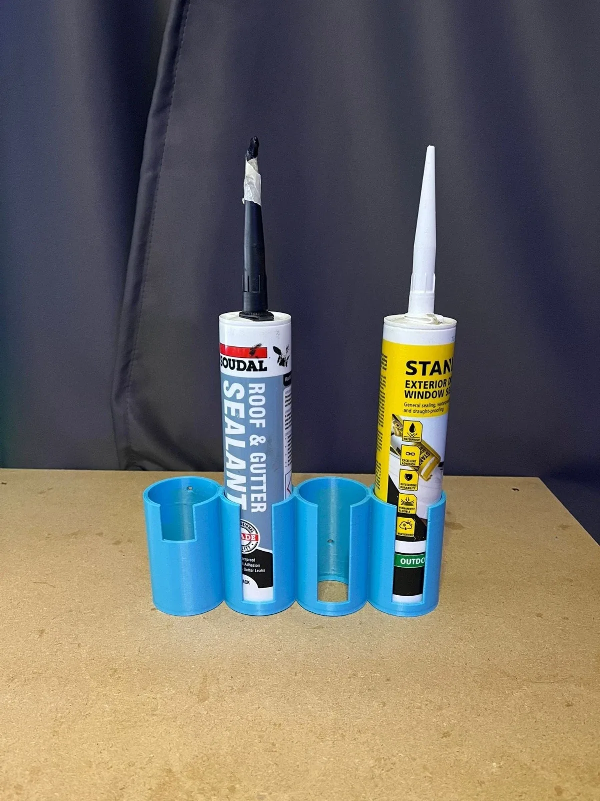 4 Tube Silicone Sealant Holder – Wall Mountable Caulk Storage Rack