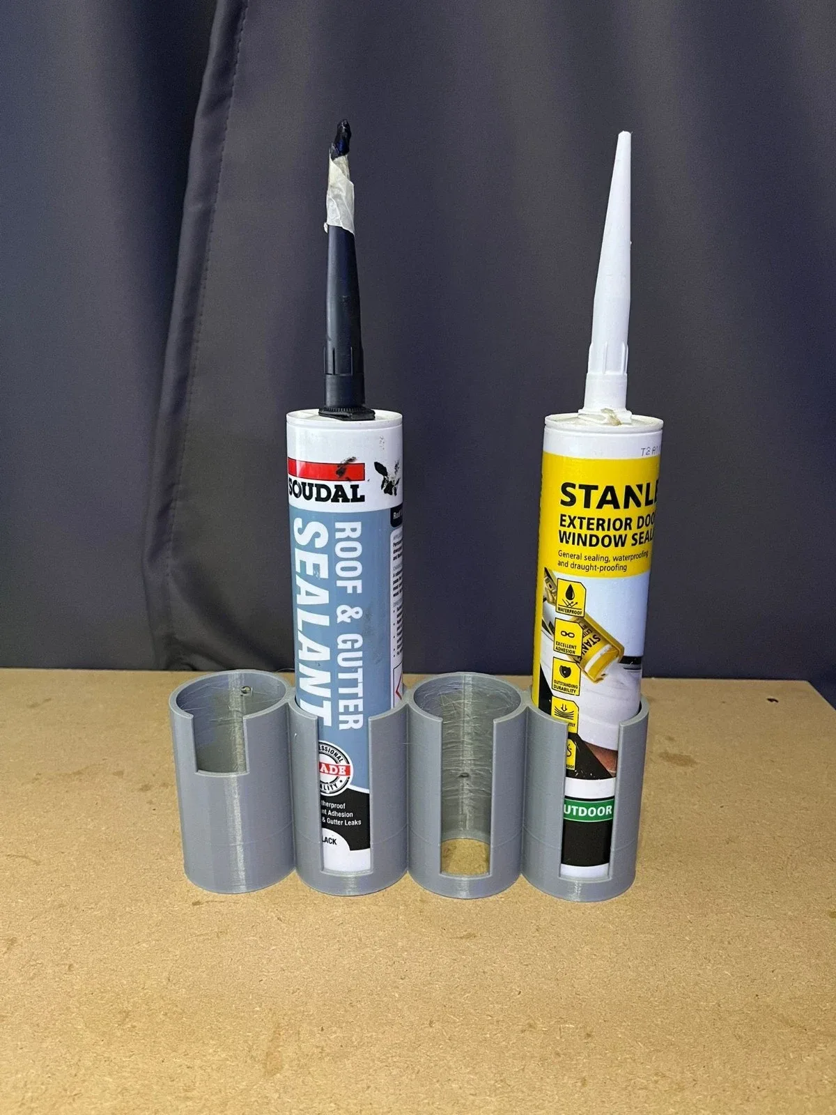 4 Tube Silicone Sealant Holder – Wall Mountable Caulk Storage Rack