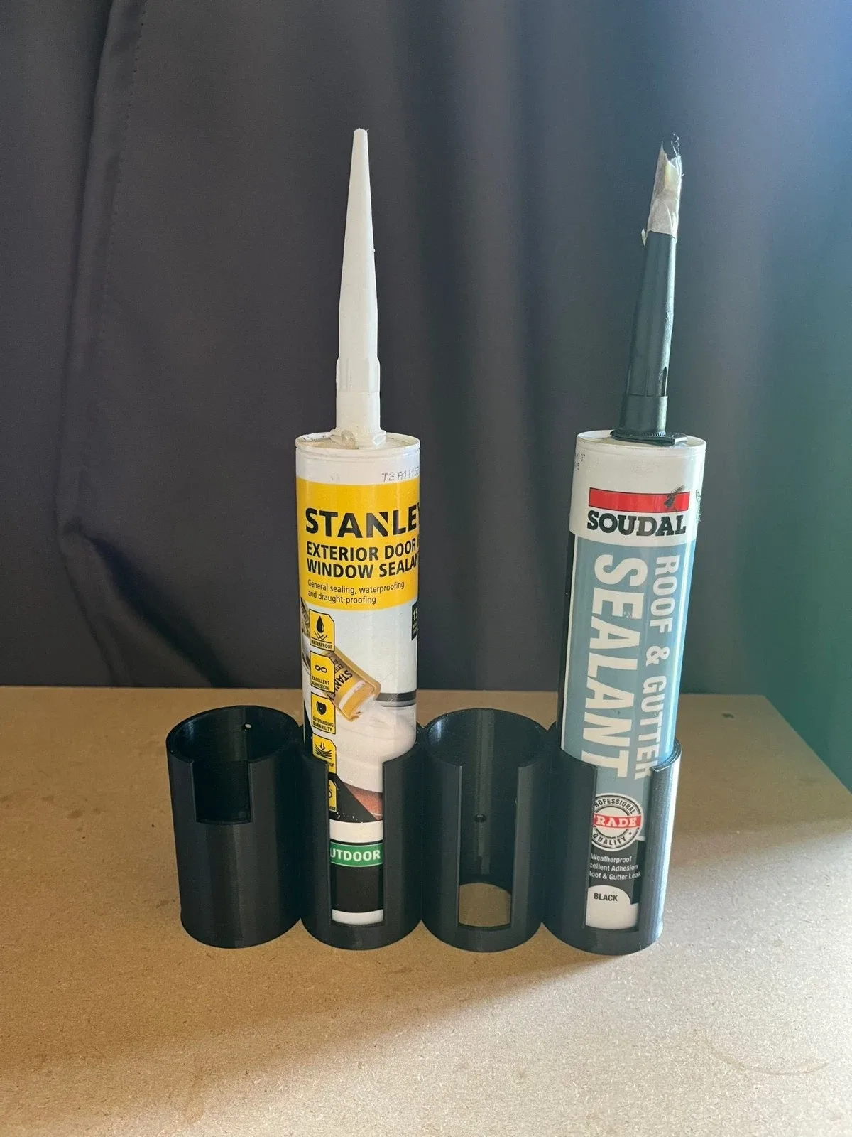 4 Tube Silicone Sealant Holder – Wall Mountable Caulk Storage Rack