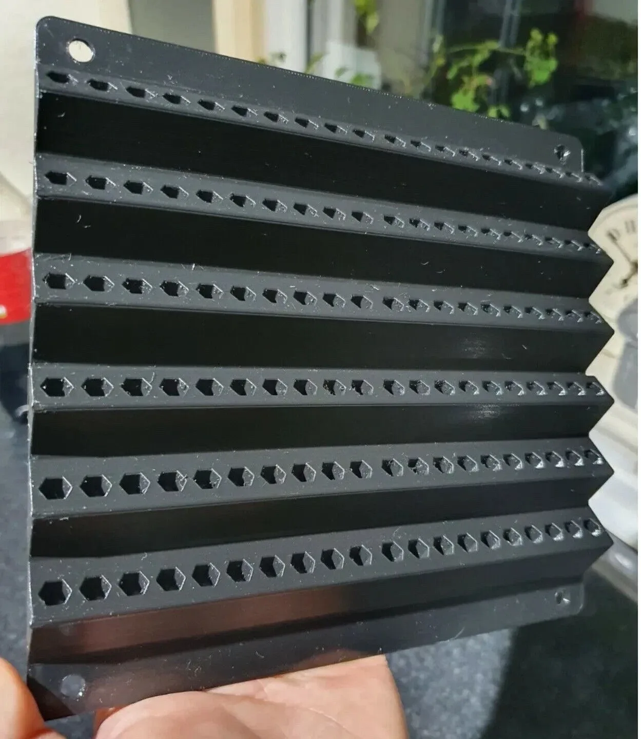 120 Piece Screwdriver Bit Holder Organizer - Hex Shank Wall Mount Rack Storage