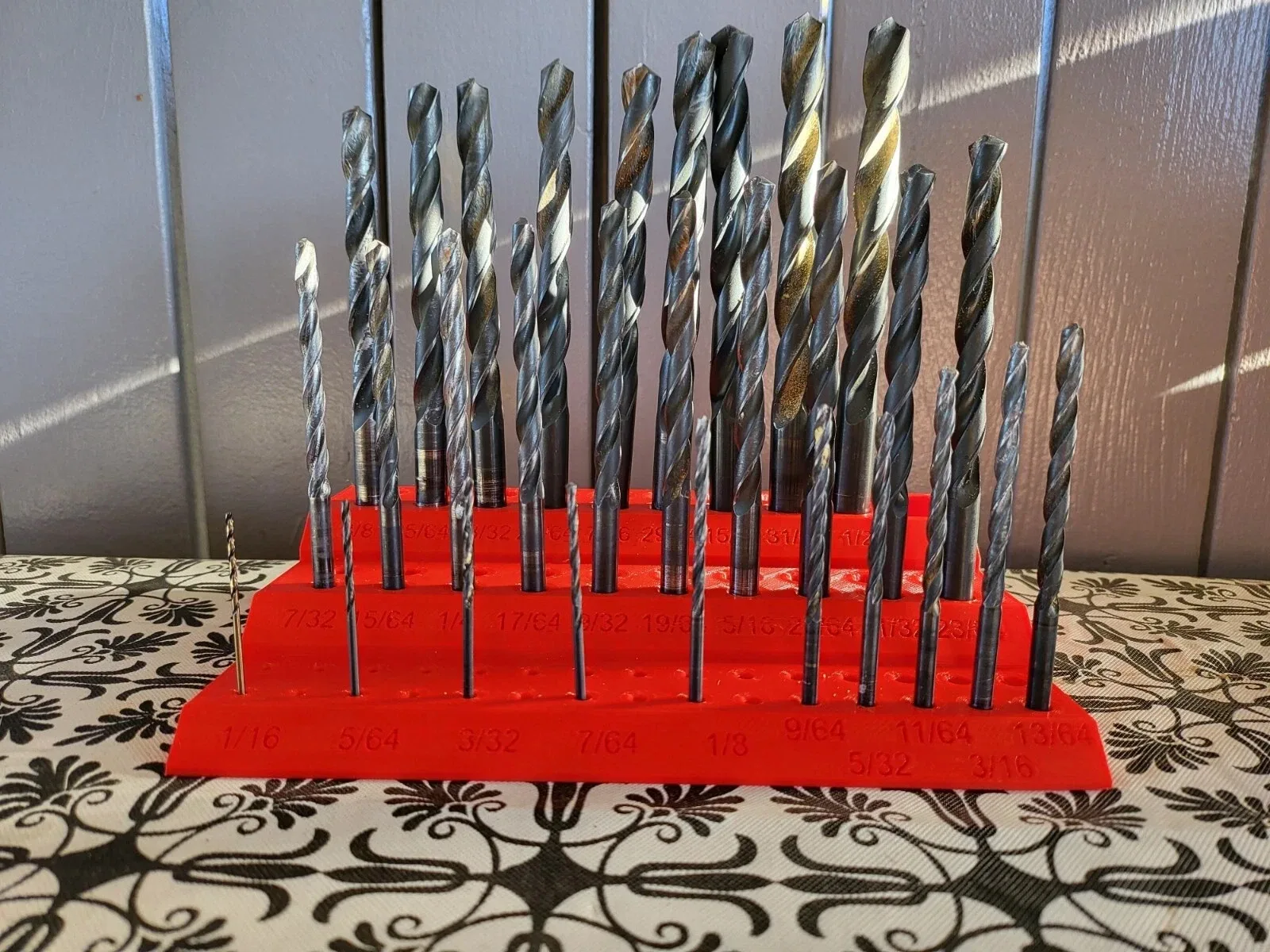 Imperial Drill Bit Organiser For Sizes 1/16 up to 1/2