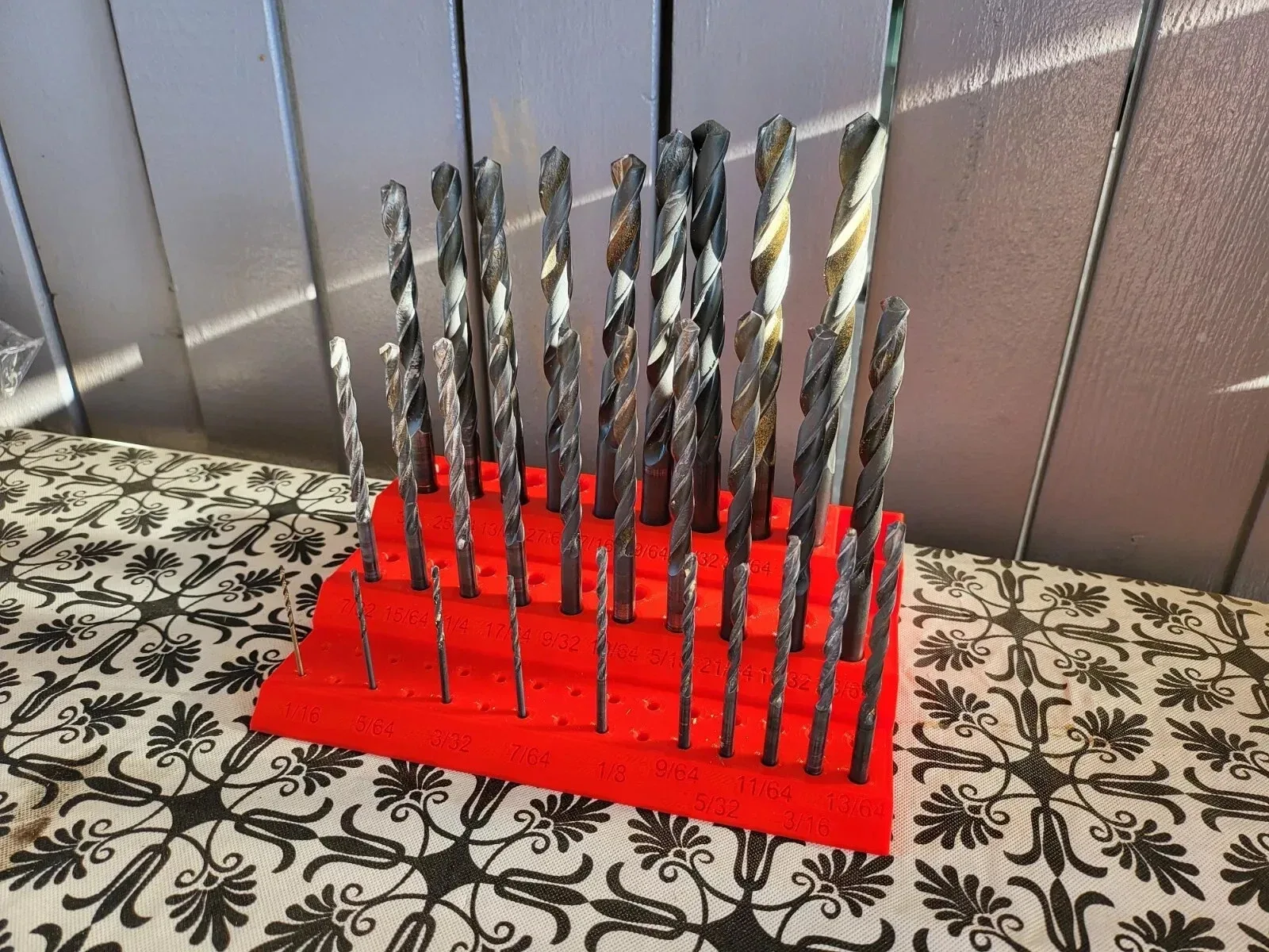 Imperial Drill Bit Organiser For Sizes 1/16 up to 1/2