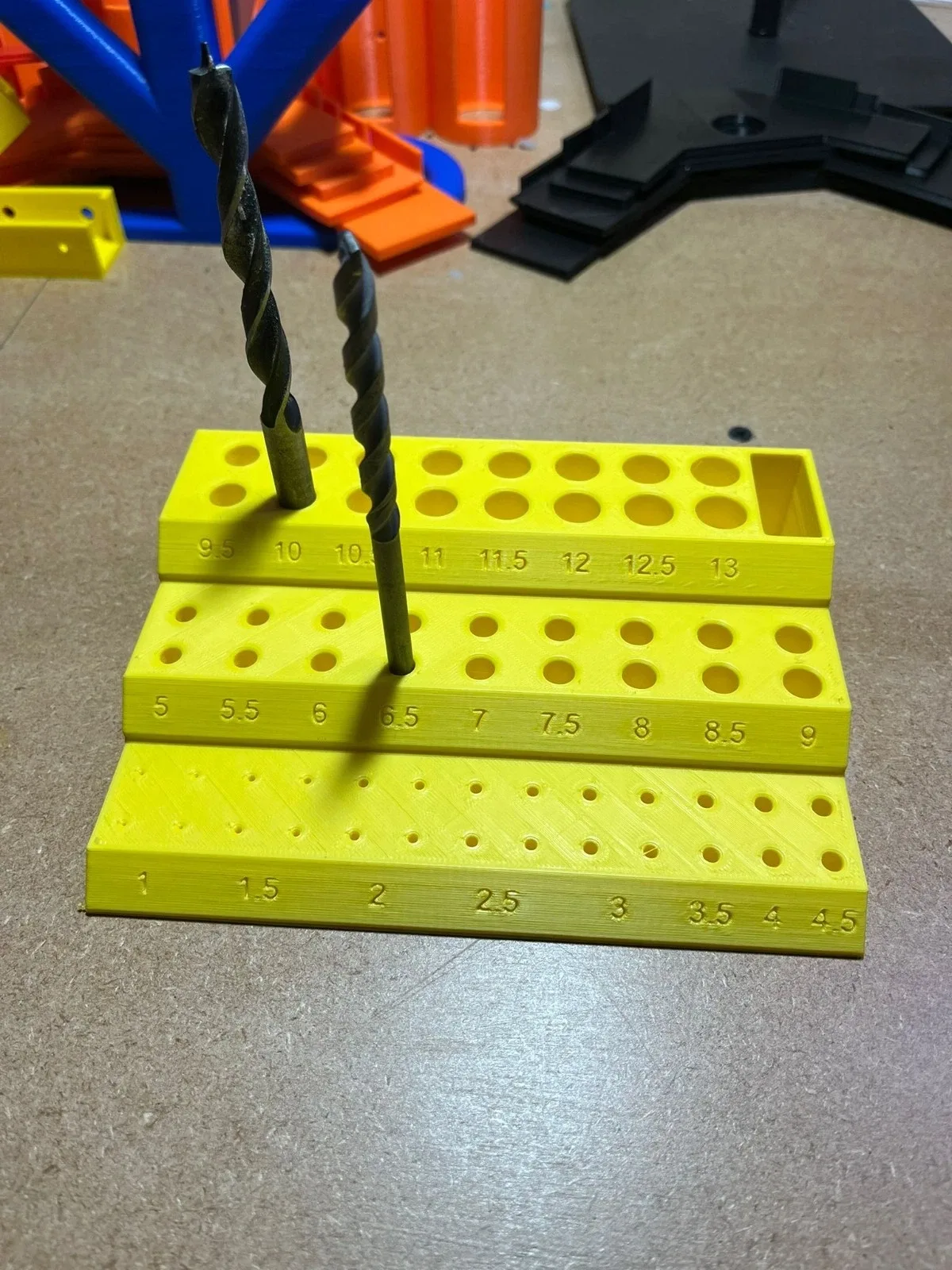 Metric Drill Bit Organiser For Sizes 1mm Up To 13mm