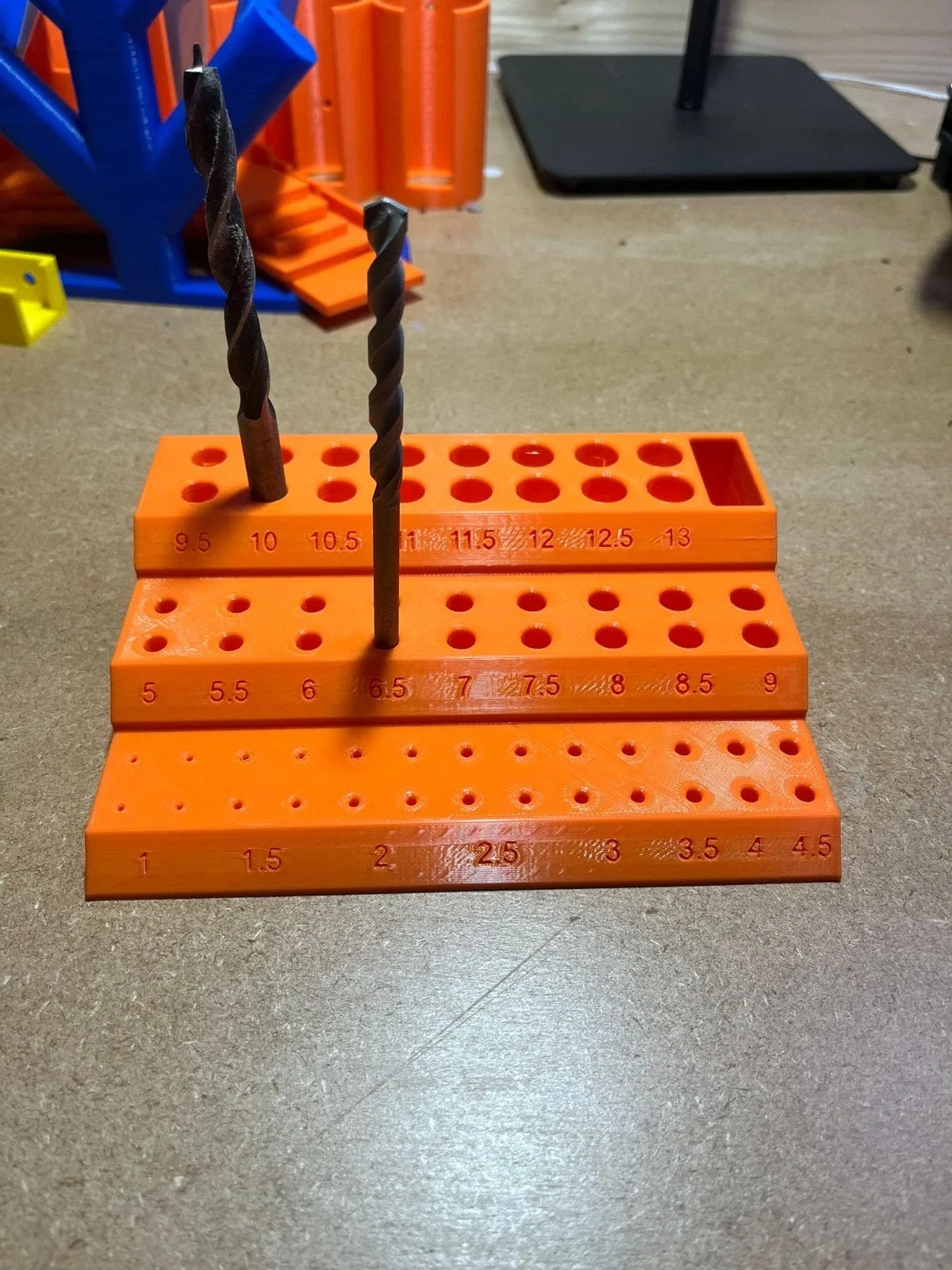 Metric Drill Bit Organiser For Sizes 1mm Up To 13mm