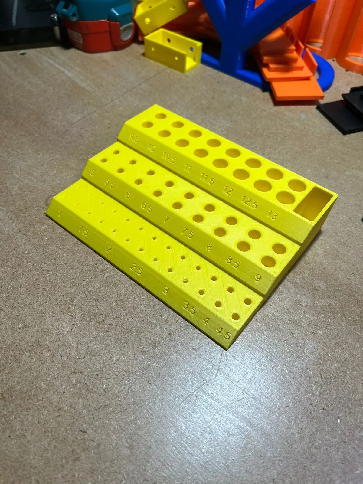 Metric Drill Bit Organiser For Sizes 1mm Up To 13mm