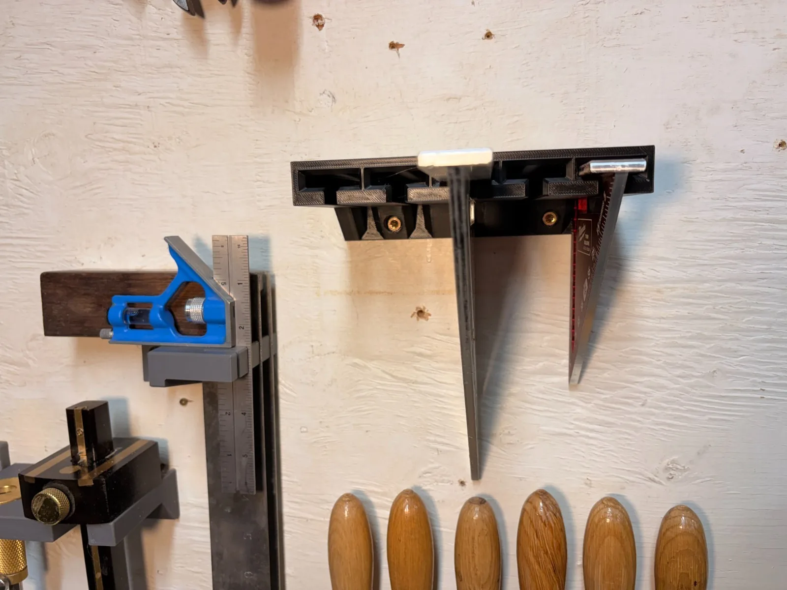 Framing Speed Square Holder, Wall Mountable, Workshop Tidy