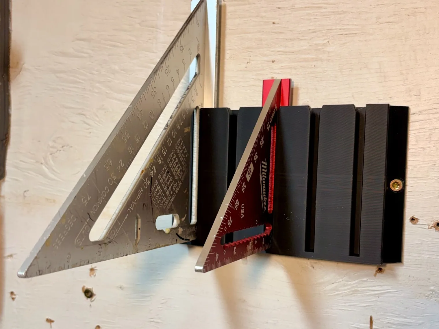 Framing Speed Square Holder, Wall Mountable, Workshop Tidy