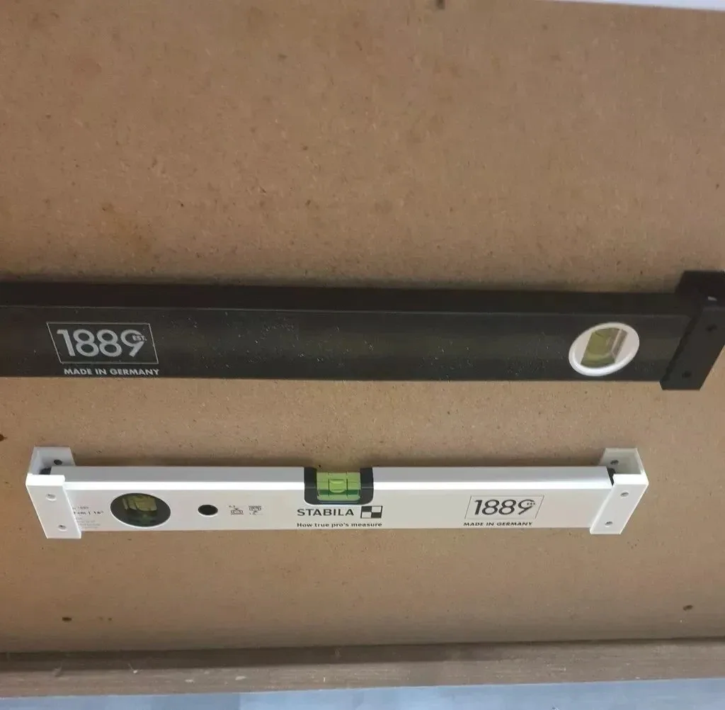 Spirit Level Holder Wall Mount Bracket, 1 Pack