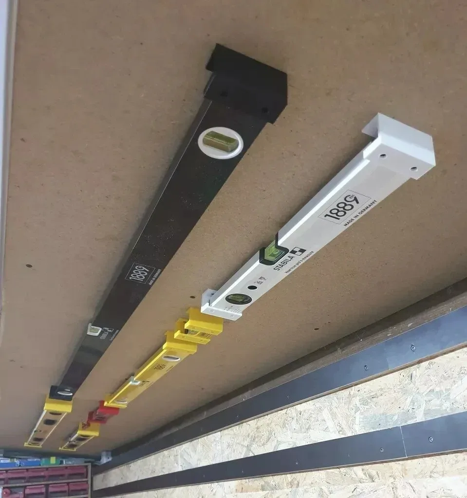 Spirit Level Holder Wall Mount Bracket, 1 Pack