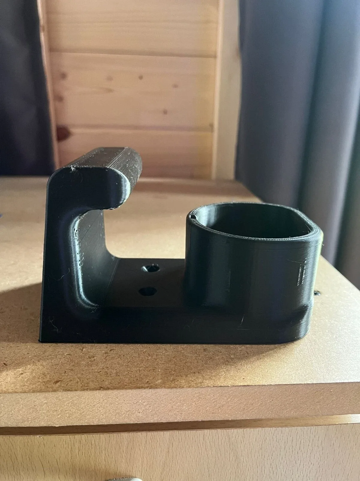 Type 2 EV Charger Plug Holder — Wall Mount Bracket