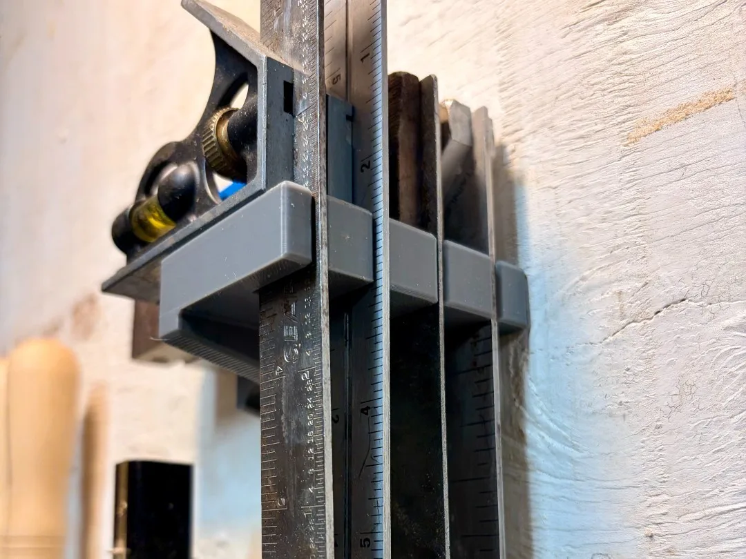 Woodworking Square Holder, Wall Mountable, Workshop Tidy