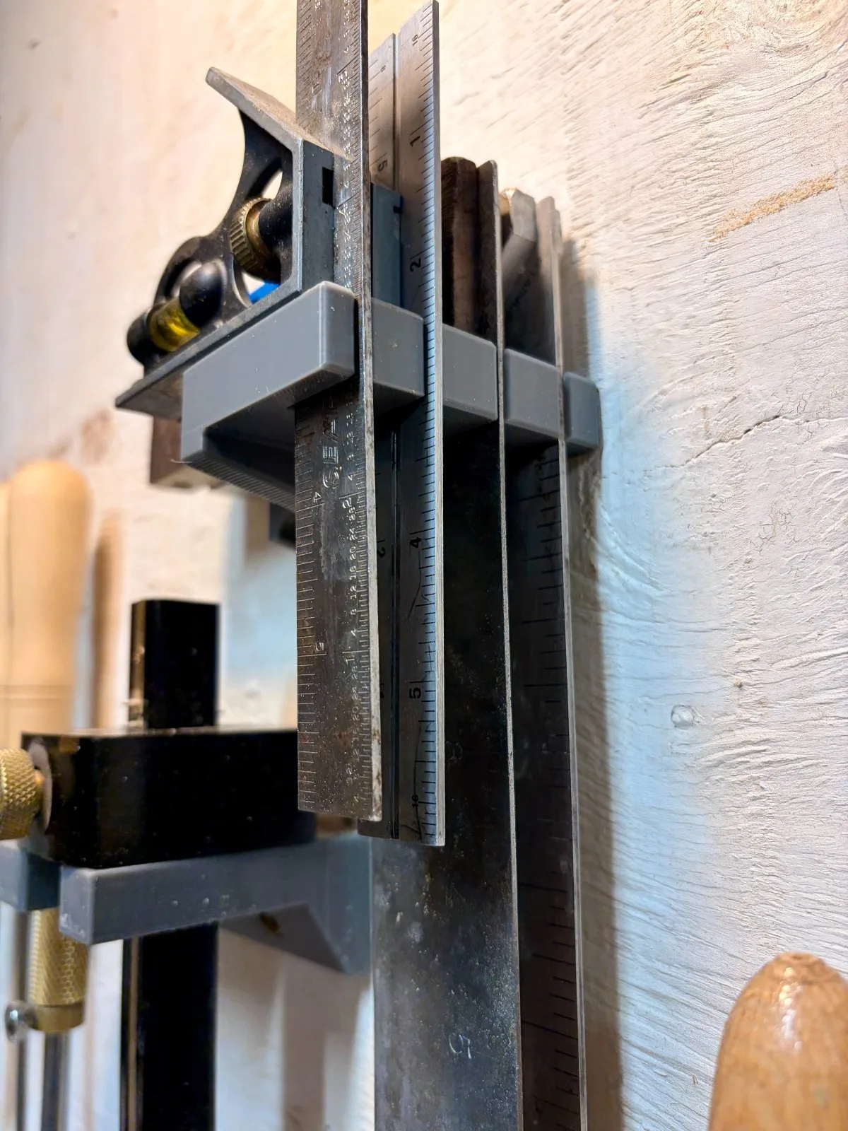 Woodworking Square Holder, Wall Mountable, Workshop Tidy