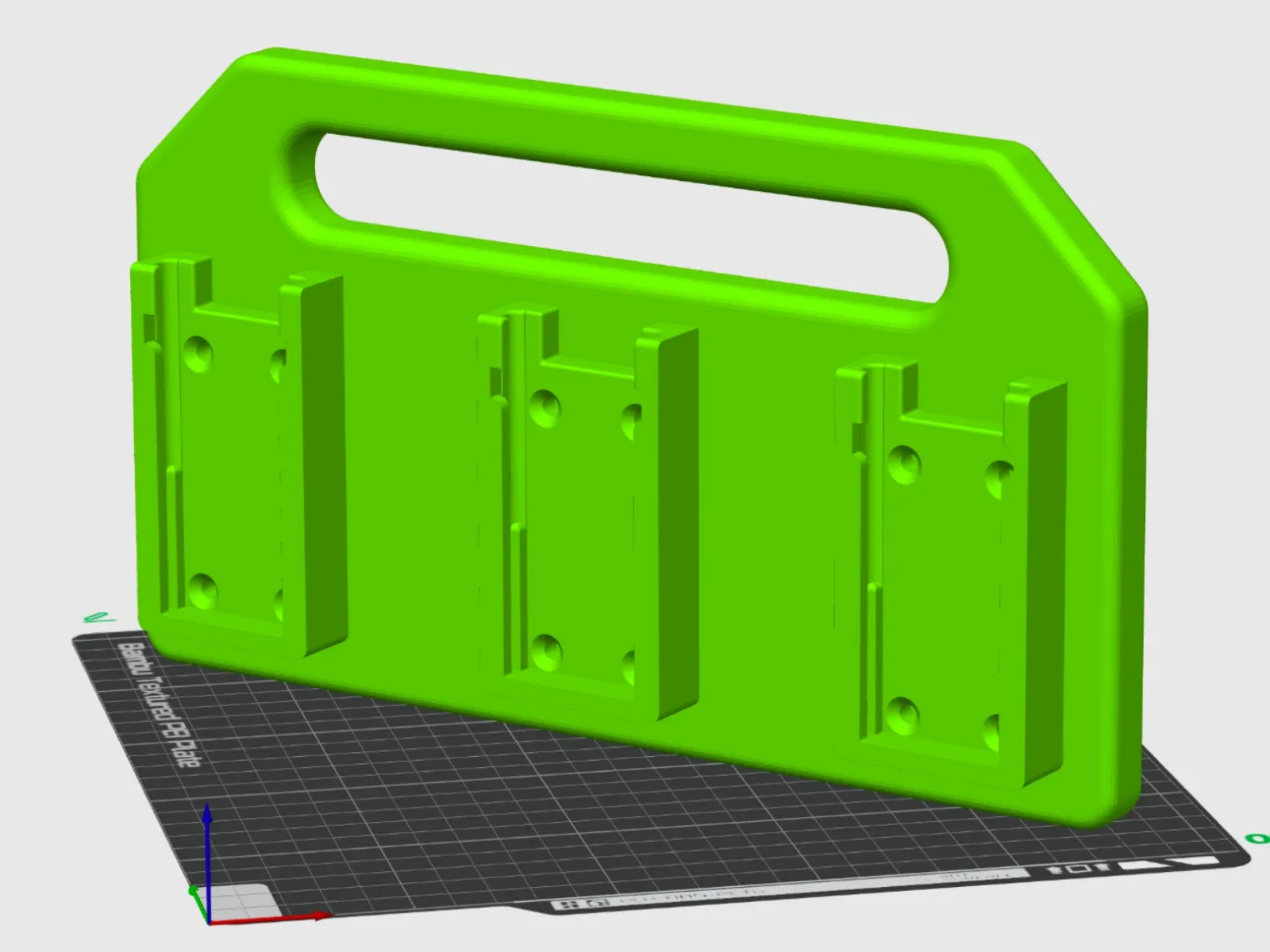 Festool 18v Battery Carrier Caddy Holder - Holds 6 Batteries, Perfect On Site